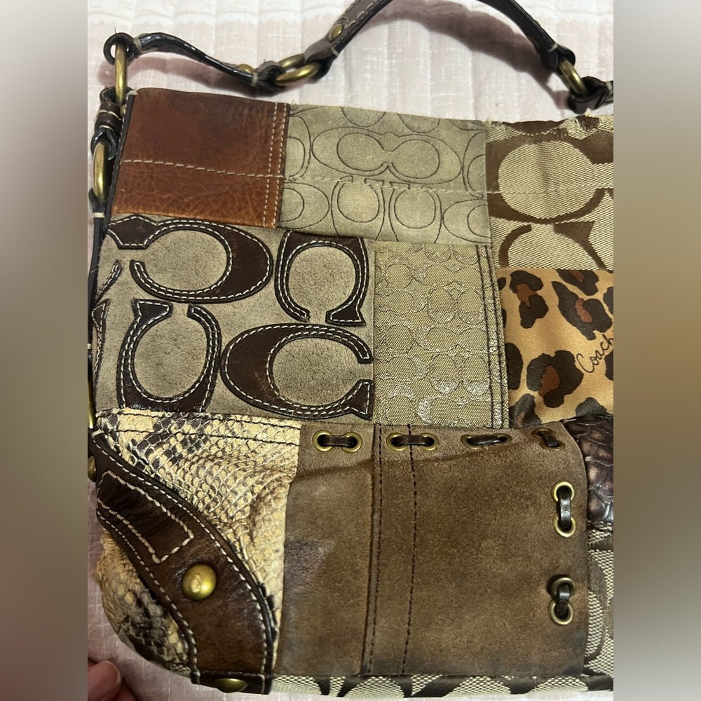 Coach Patchwork Shoulder Bag - image 6